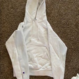 White champion hoodie